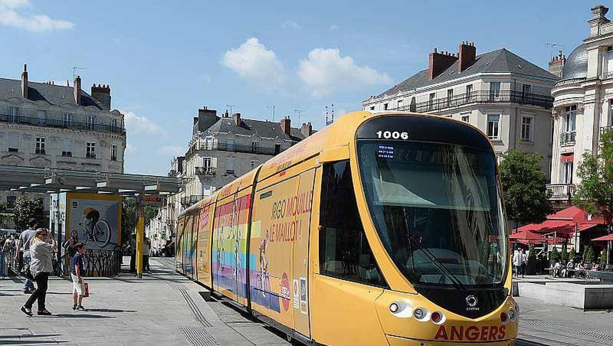 new tram network in Angers autonomous race