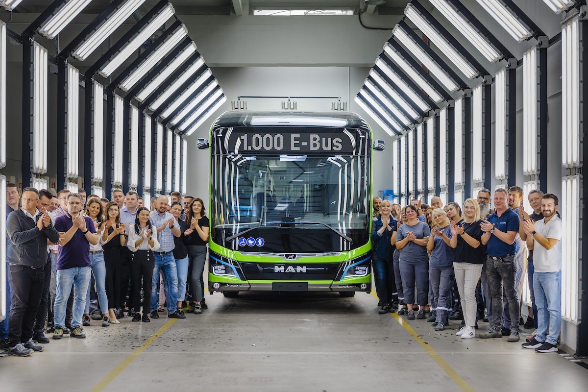 MAN has produced 1,000 electric buses so far