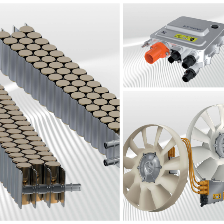 Ebus, thermal management from on display at Busworld