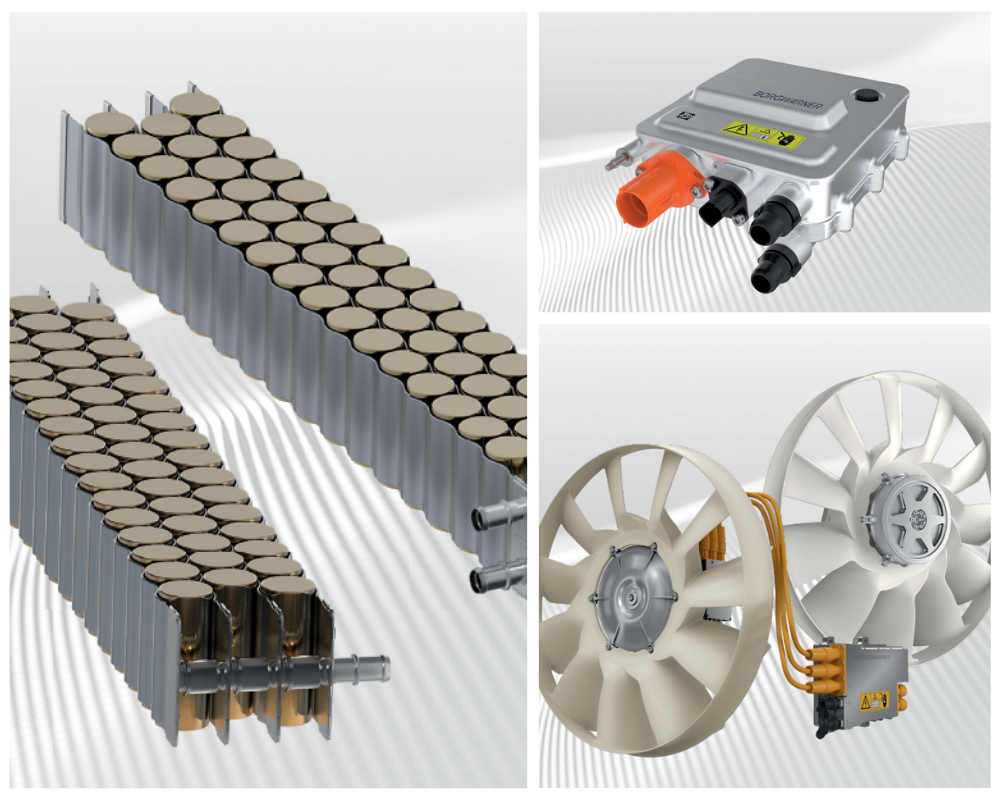 Ebus, thermal management from on display at Busworld