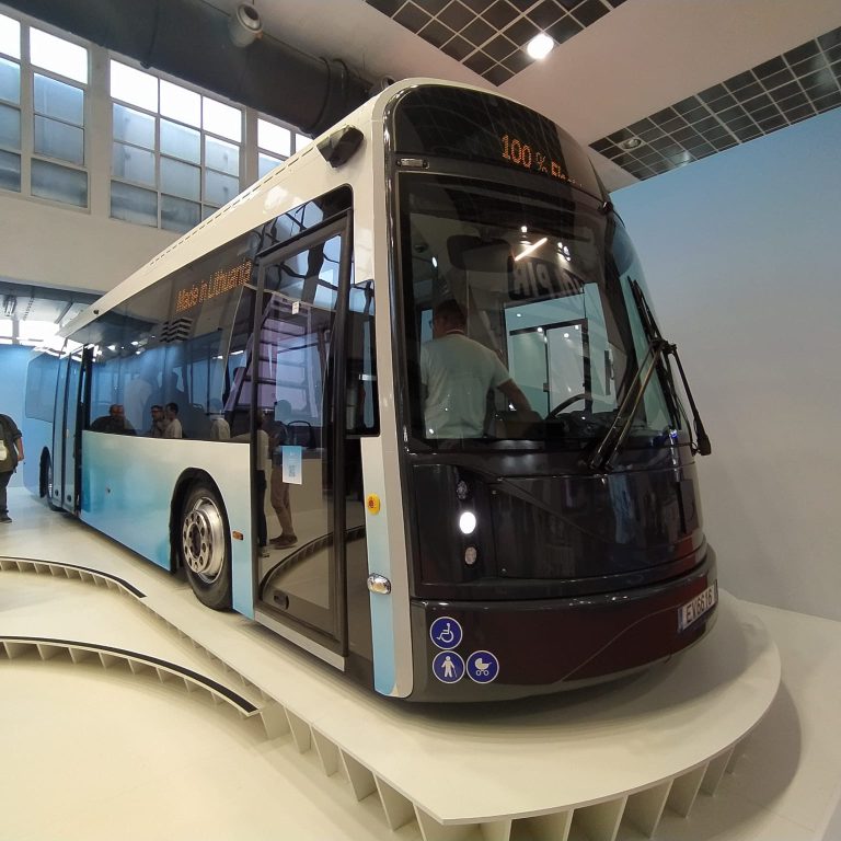 Teleperformance Bus Model Dancer Bus: two e-bus models from Lithuania premiered at Busworld (with ...