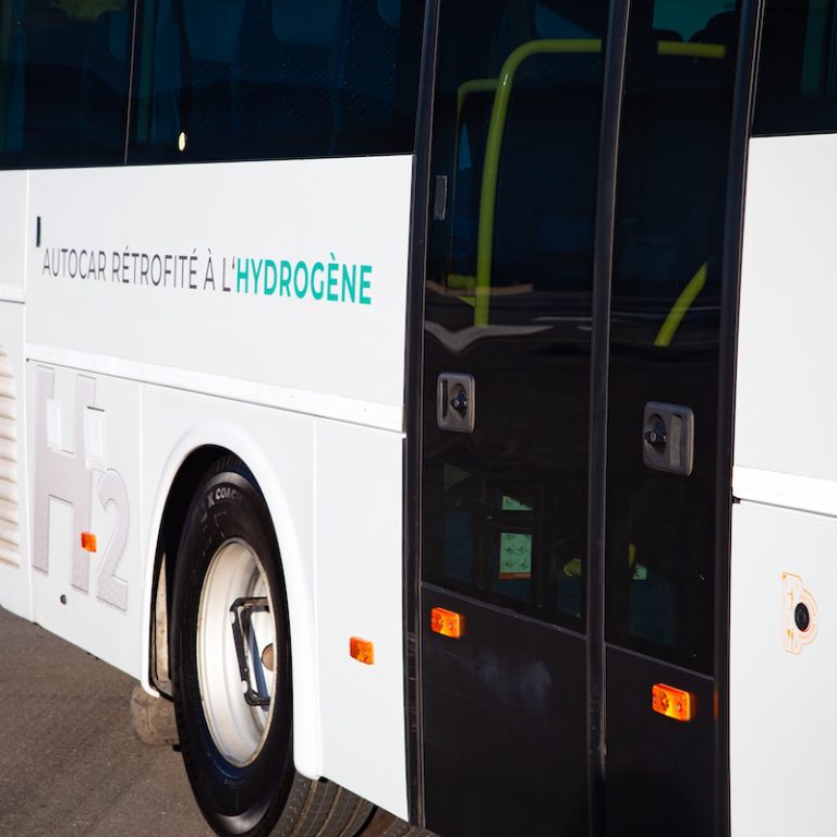 A fleet of H2 coaches retrofitted by Toyota will operate during 2024