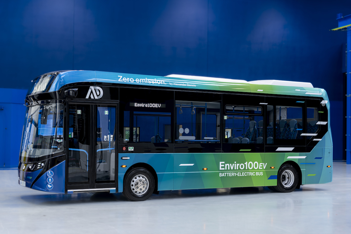 Next generation e-bus range by Alexander Dennis: Enviro100EV and 400EV  unveiled