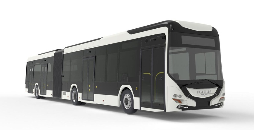 Two Ikarus 120e electric buses for Kaposvár (magyarbusz.info