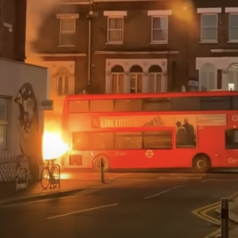 Doubledecker ebus caught fire in London, GoAhead is investigating causes