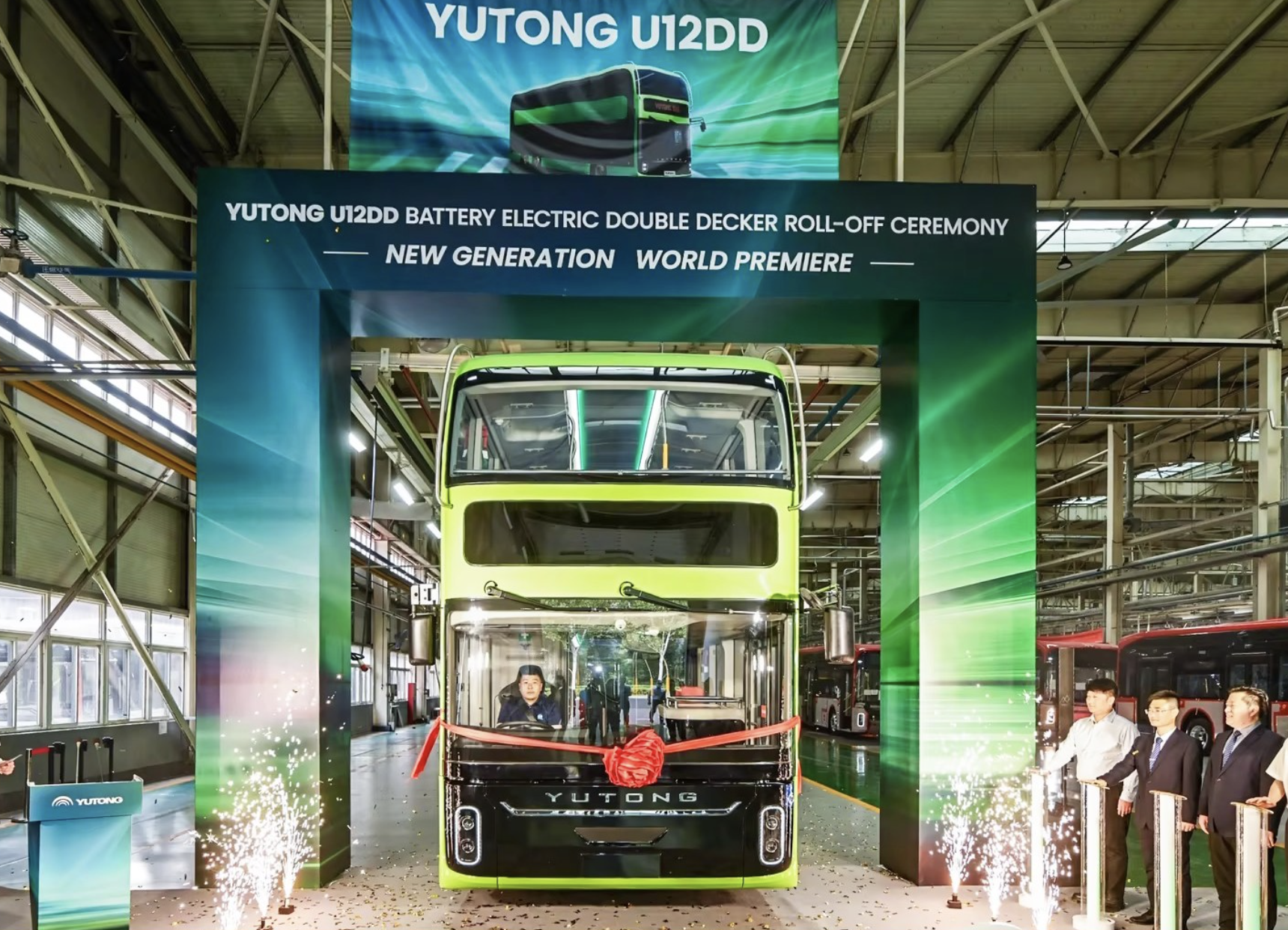 Yutong has presented the new generation U12DD 12m double