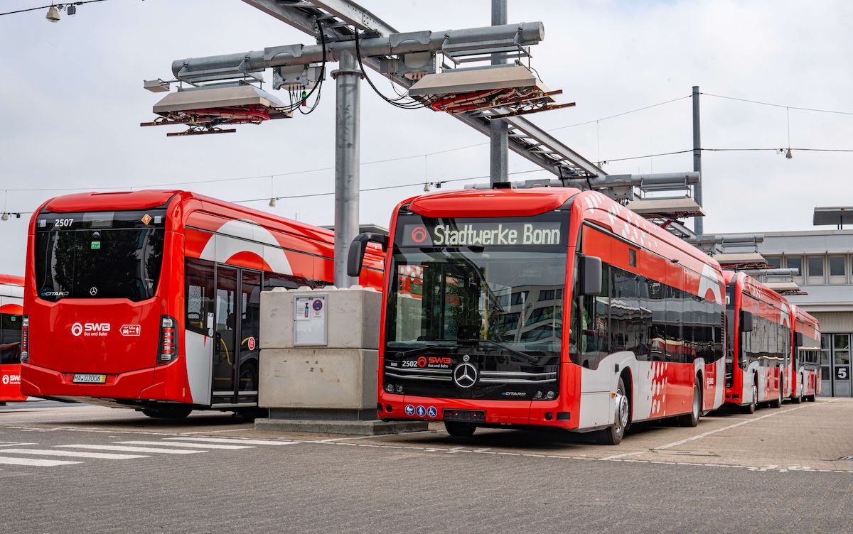 Ten eCitaro delivered in Bonn together with charging infrastructure - Sustainable Bus