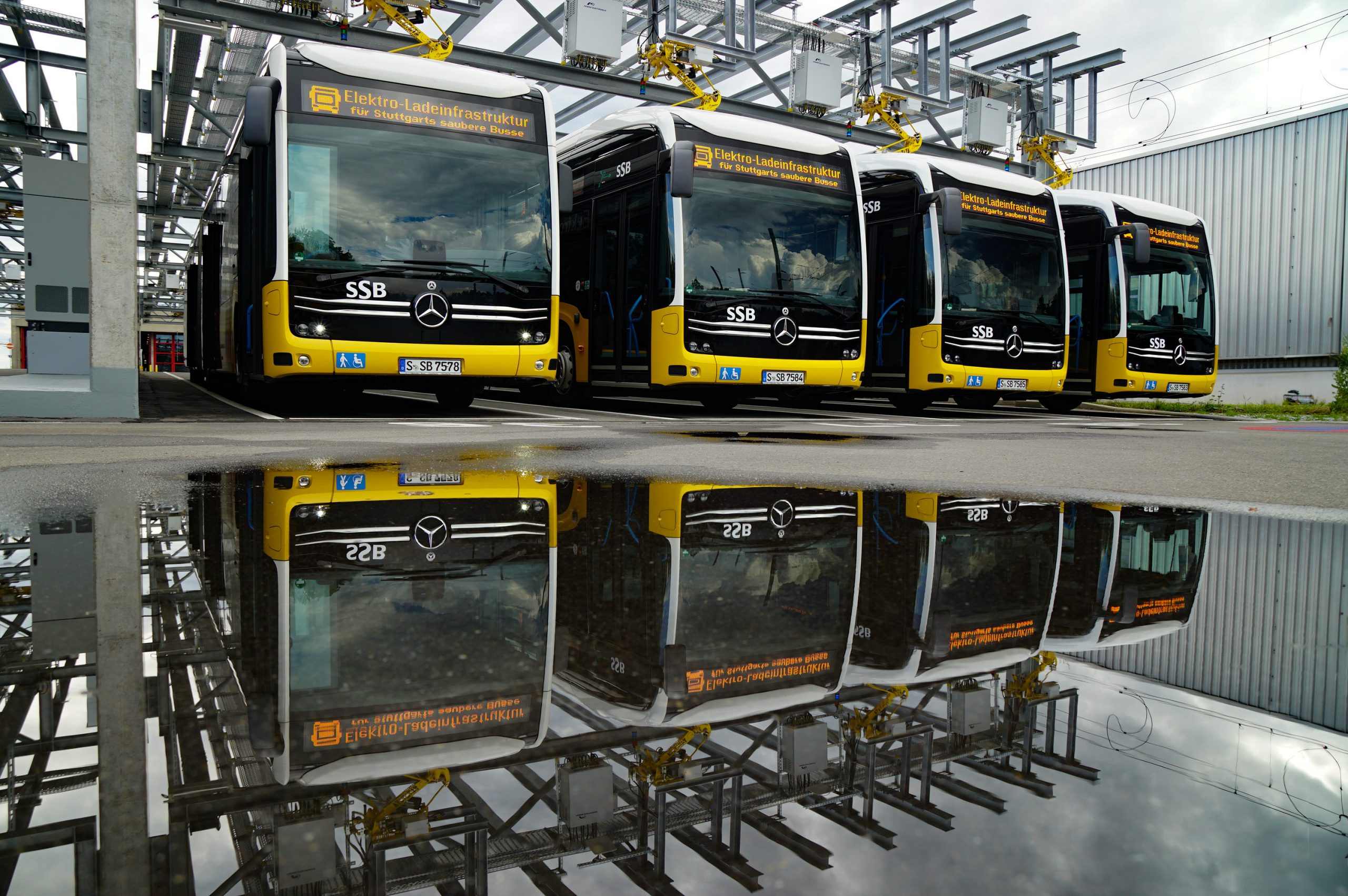 Stuttgart's SSB launches depot with 28 charging points for battery-electric buses - Sustainable Bus