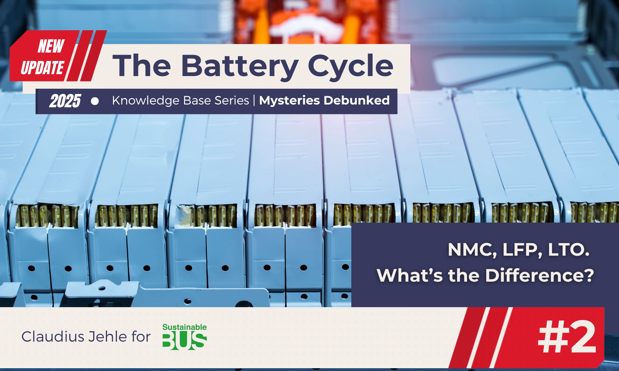 NMC, LFP, LTO. What's the Difference? [The Battery Cycle #2]