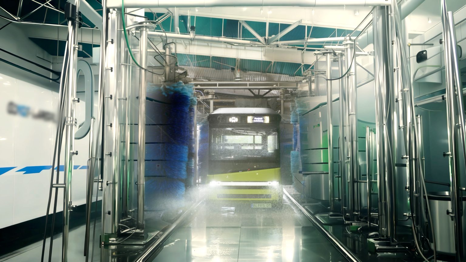 Smartbus, autonomous driving starts in the depot