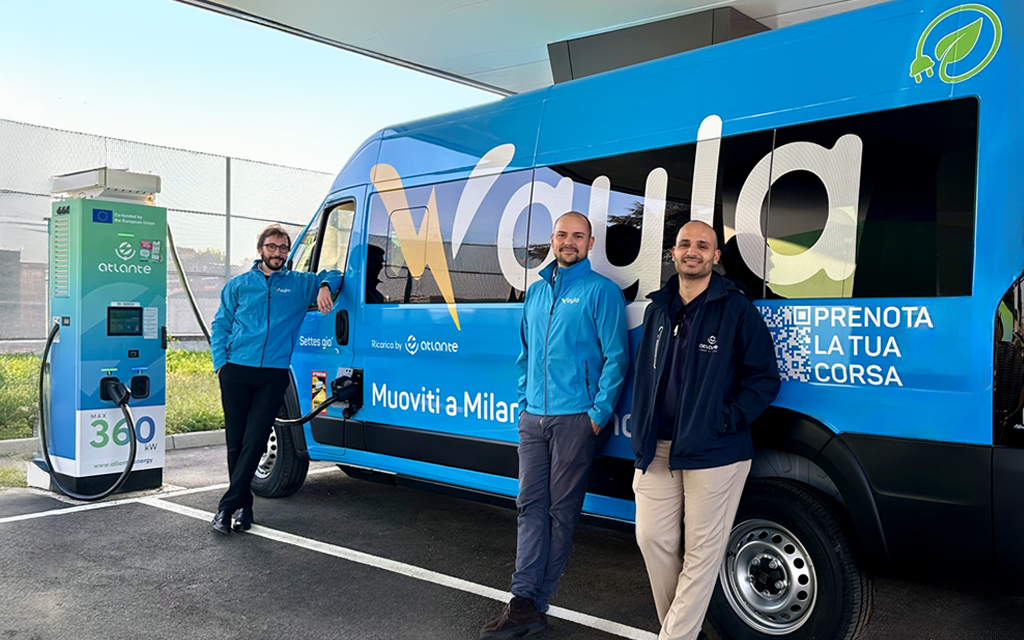 Wayla adds electric vehicles to its on-demand fleet in Milan through new partnership with Atlante - Sustainable Bus