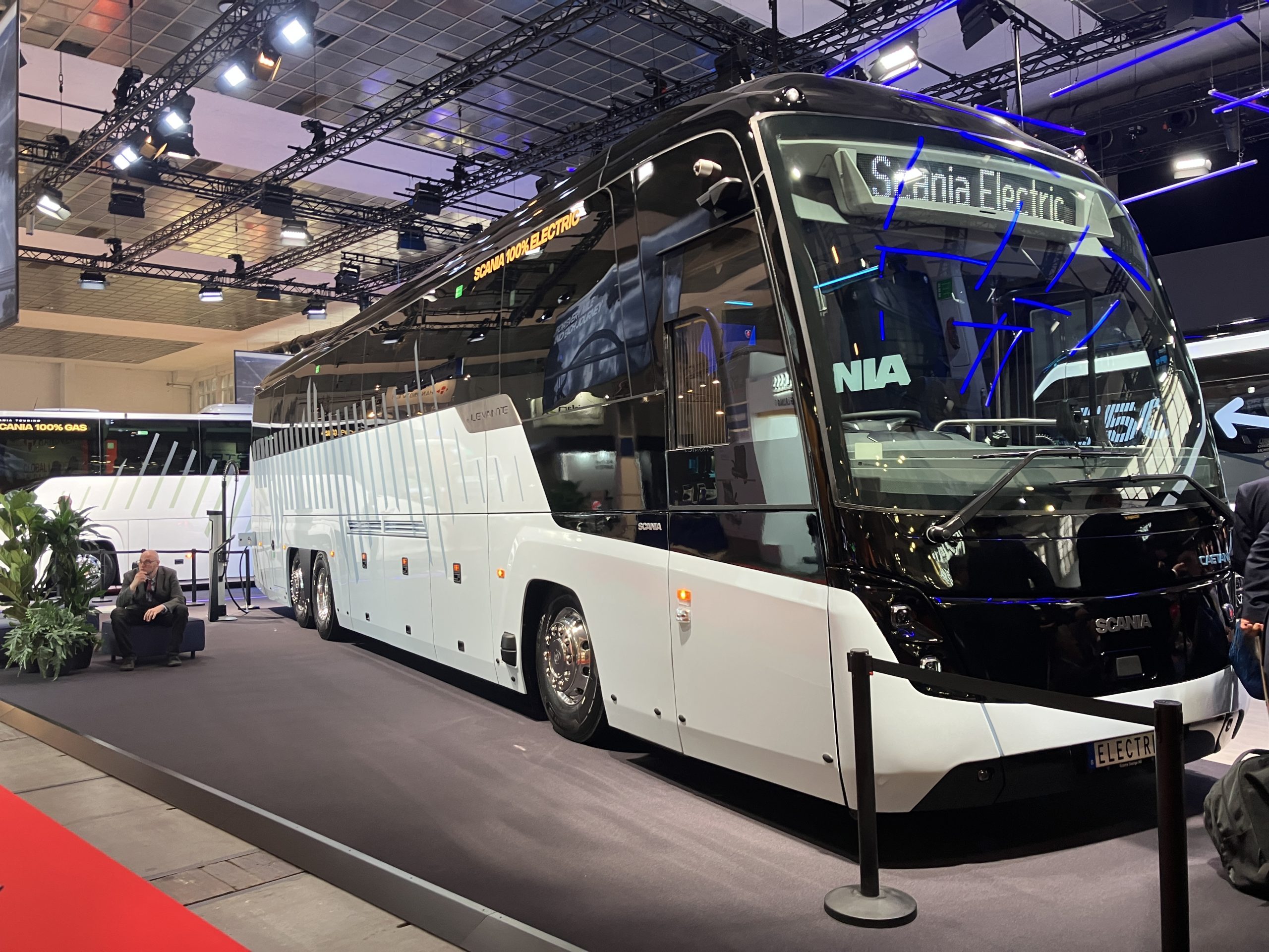 Scania launches high-floor battery-electric platform at Busworld - Sustainable Bus