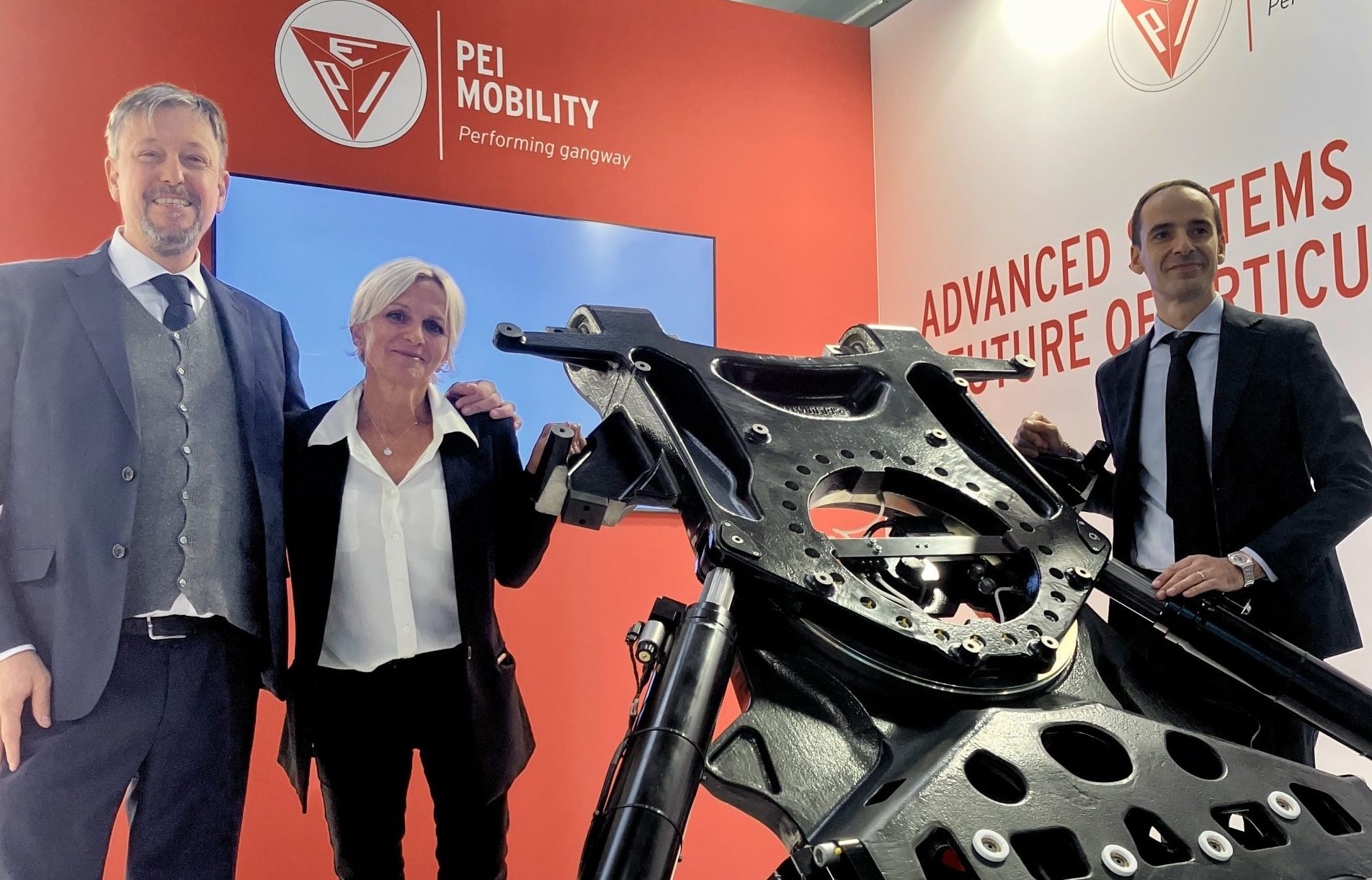 PEI Mobility: a new generation articulation system is born (and presented at Busworld) - Sustainable Bus