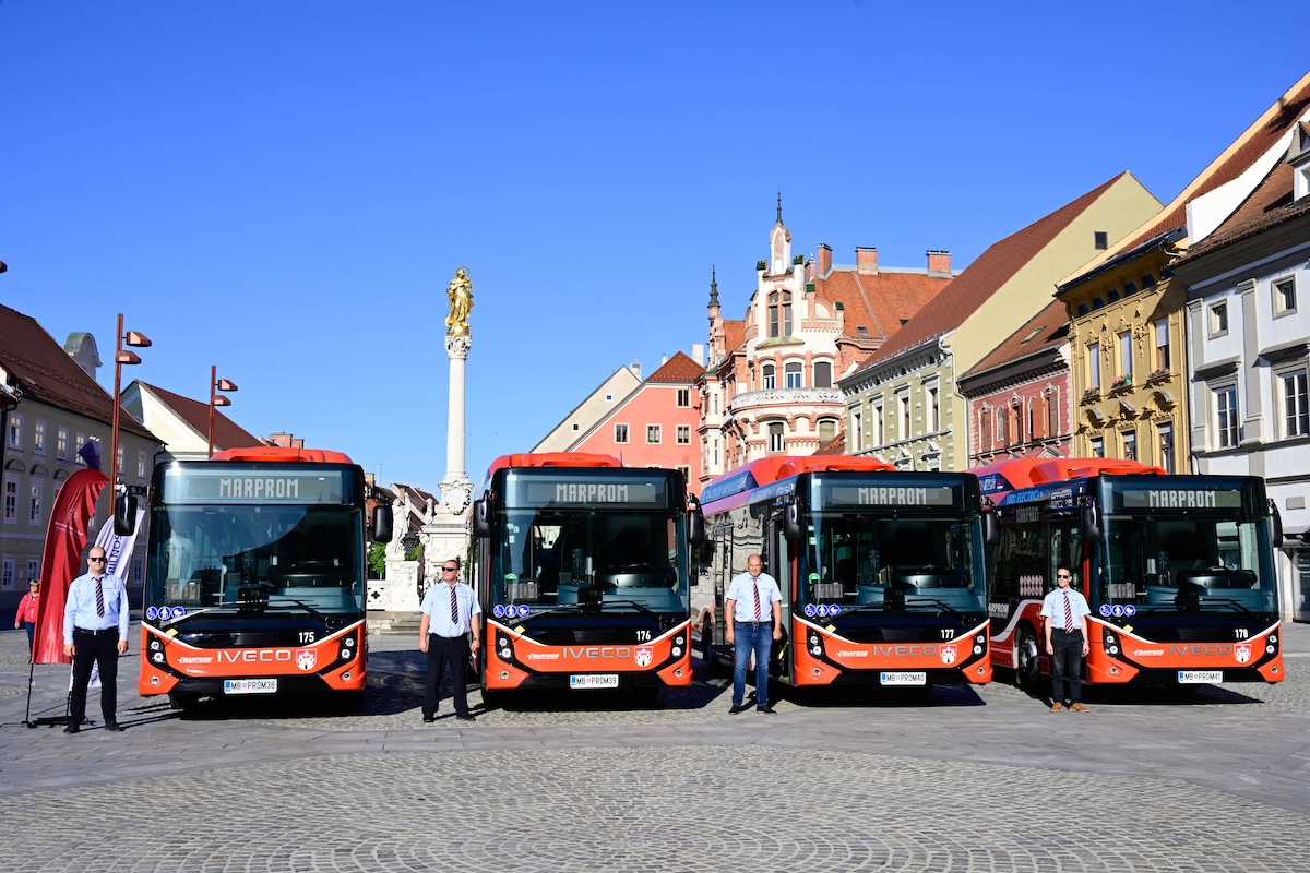 Iveco Bus delivers four E-Way midibuses in Maribor, Slovenia - Sustainable Bus