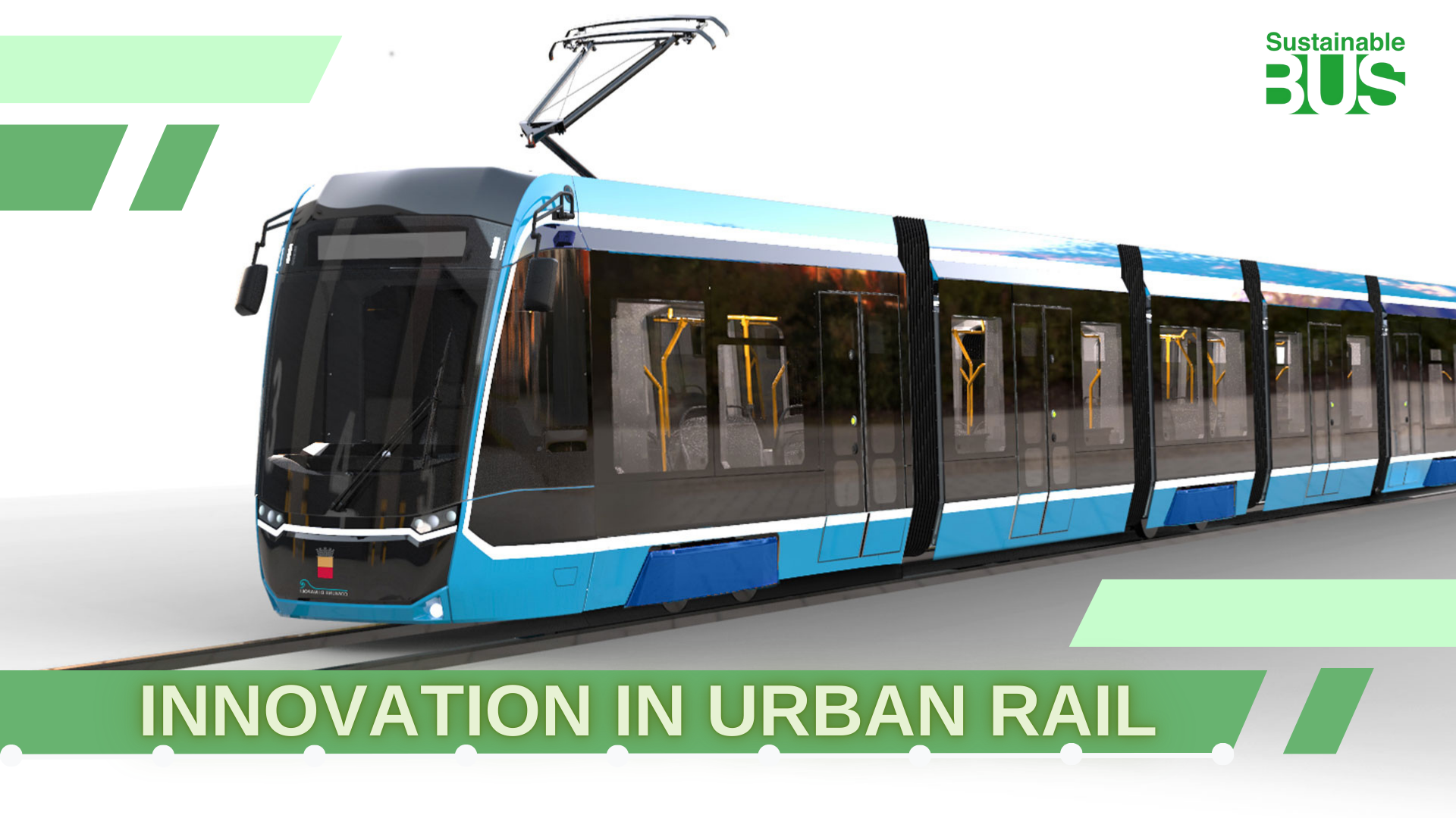 The first of Naples' new trams has arrived, made by Bozankaya