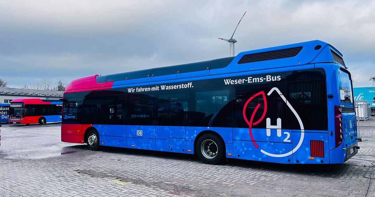 DB Regio subsidiary Weser-Ems-Bus deploys a CaetanoBus hydrogen bus fleet in Friesland, Germany - Sustainable Bus