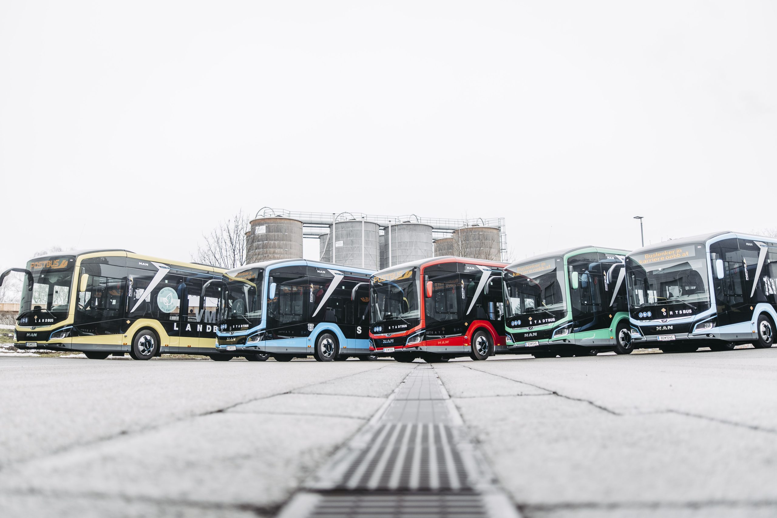 MAN delivers largest single e-bus order in Austria to OBB Postbus - Sustainable Bus