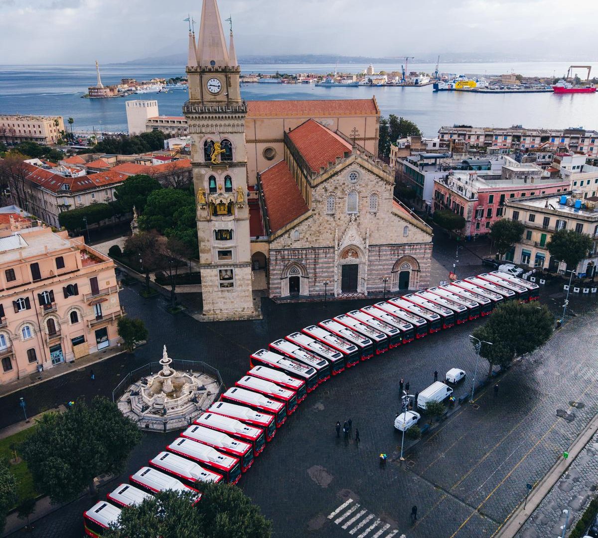 iveco electric buses messina