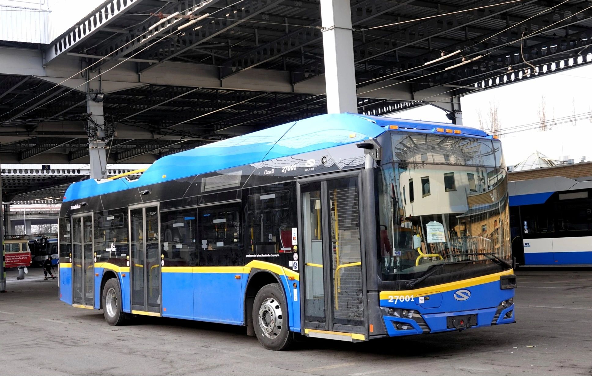 First of 107 Solaris Trollino trolleybuses bound for Vancouver leaves factory, testing starts in Gdynia - Sustainable Bus