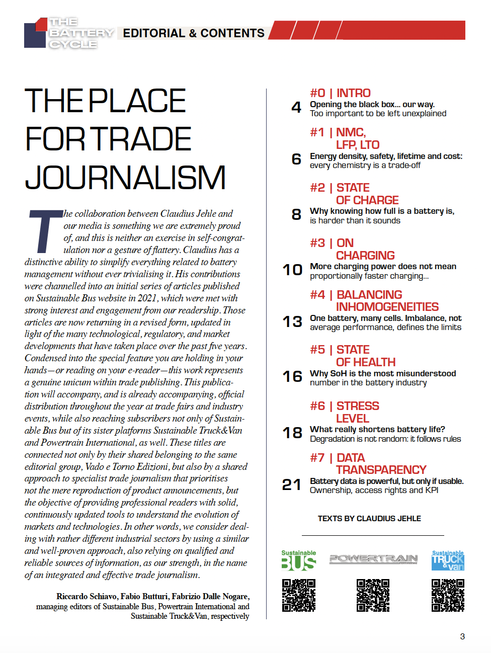 the battery cycle sustainable bus