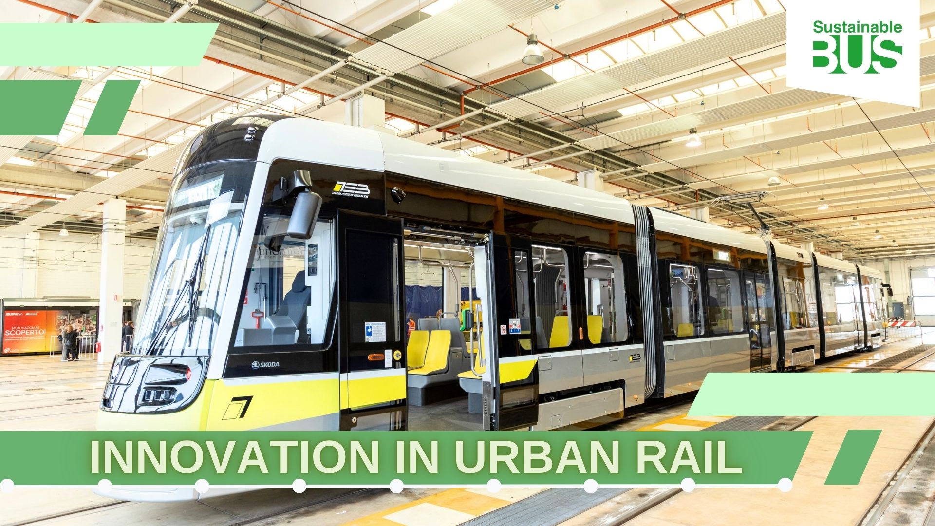 First Skoda ForCity Classic tram unveiled for new Bergamo T2 line ahead of 2026 testing phase - Sustainable Bus