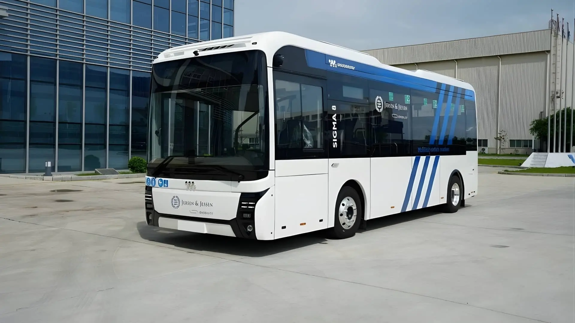 Wisdom Sigma 8 electric midibus to debut in Germany at Mobility Move - Sustainable Bus