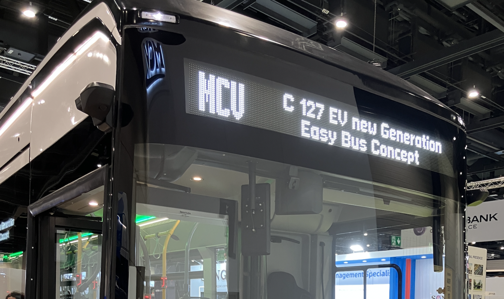 MCV unveiled new version of the C127 EV with 497 kWh LFP battery at BUS2BUS 2026 (and wins award with the H2 model) - Sustainable Bus