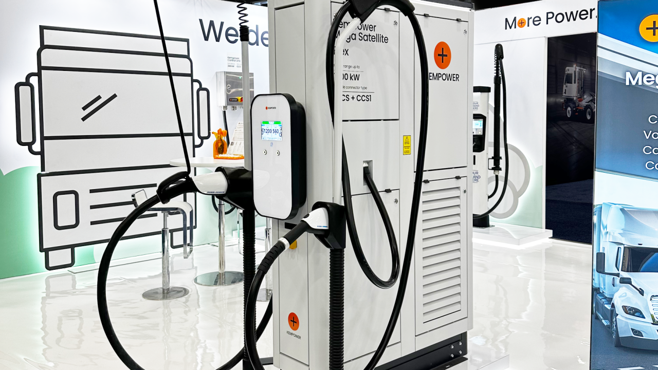 Kempower launches Mega Satellite Flex with CCS and MCS charging support at ACT Expo - Sustainable Bus