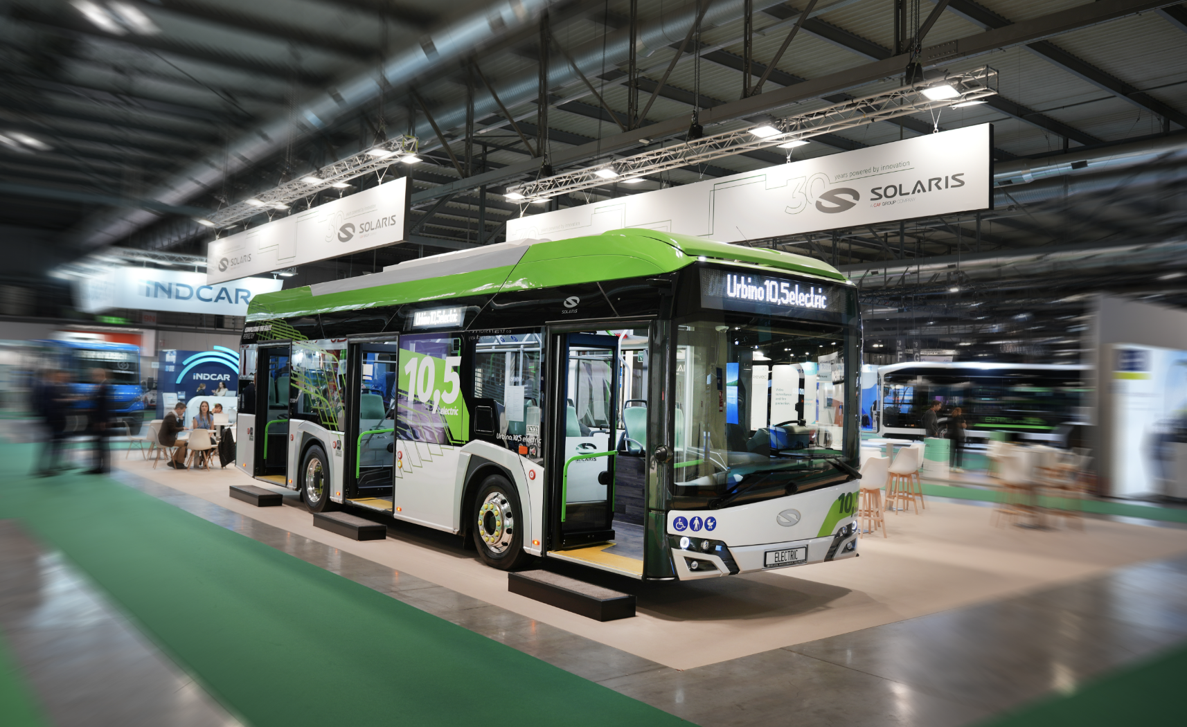 Solaris showcases Urbino 10,5 electric at Milan's Next Mobility Exhibition 2026 - Sustainable Bus