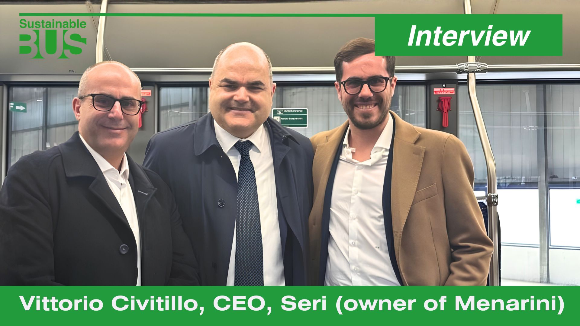Menarini plans complete electric bus range, intercity expansion and proprietary batteries, says SERI Industrial CEO Vittorio Civitillo - Sustainable Bus
