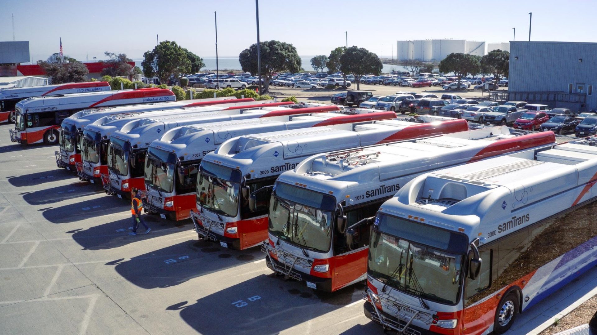 samtrans hydrogen refueling station