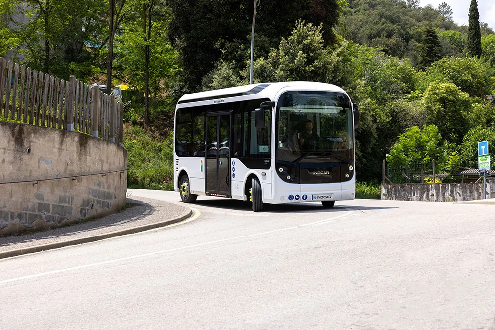 bluebus stop production buses